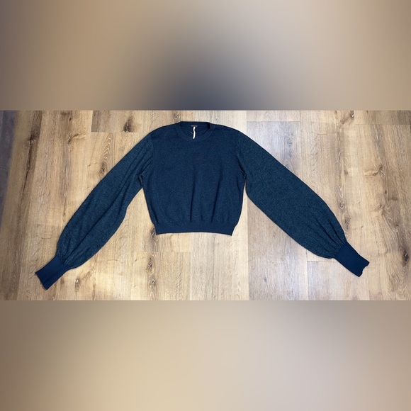 Free People Blue Sparkle Sweater ✨⭐️💖 - Picture 16 of 16